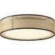 Alora Mood Lyla LED 20 inch Rattan Flush Mount Ceiling Light