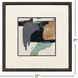 Propac Gray and Brown and Black and Turquoise Framed Art, Propac