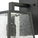 Meditterano 1 Light 16 inch Matte Black Outdoor Wall Sconce