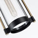 Bonita LED 5.7 inch Black and Brushed Brass Pendant Ceiling Light