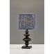 Samira 18.75 inch 60 watt Black Table Lamp Portable Light