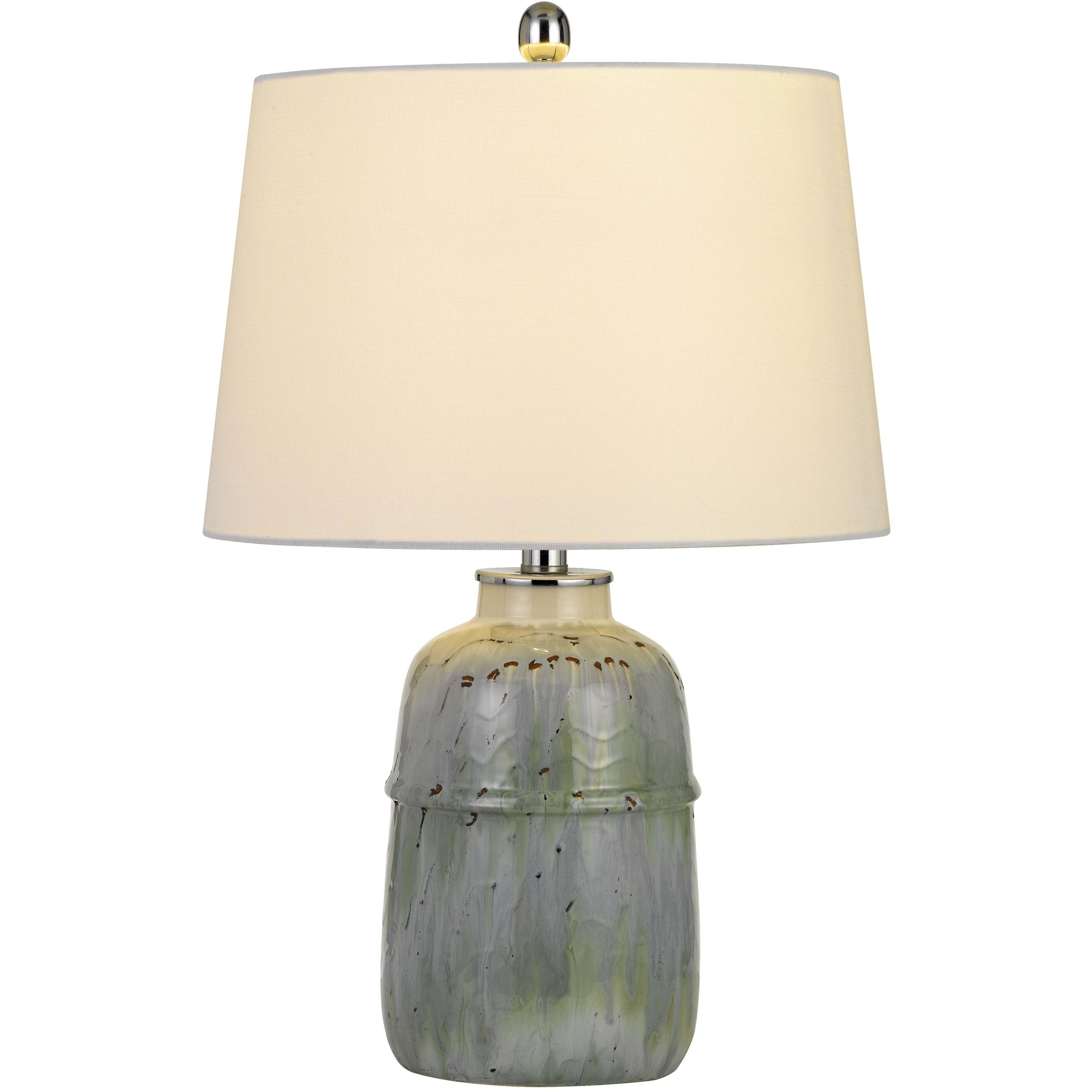 Vittoria 24 inch 150 watt Pale Mint Green Table Lamp Portable Light