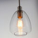 Babylon 1 Light 7.25 inch Satin Nickel Single Pendant Ceiling Light
