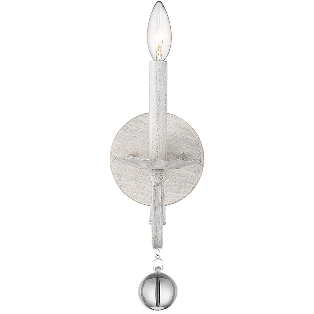 Callie 1 Light 5 inch Country White Sconce Wall Light