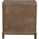 Eros 30 X 28 inch Dark Walnut Side Table
