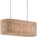 Mereworth 5 Light 42.25 inch Beige Chandelier Ceiling Light