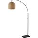 Bahama 80 inch 100.00 watt Dark Bronze Arc Floor Lamp Portable Light 