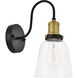 Aspinwall 1 Light 5.7 inch Brass and Black Wall Sconce Wall Light