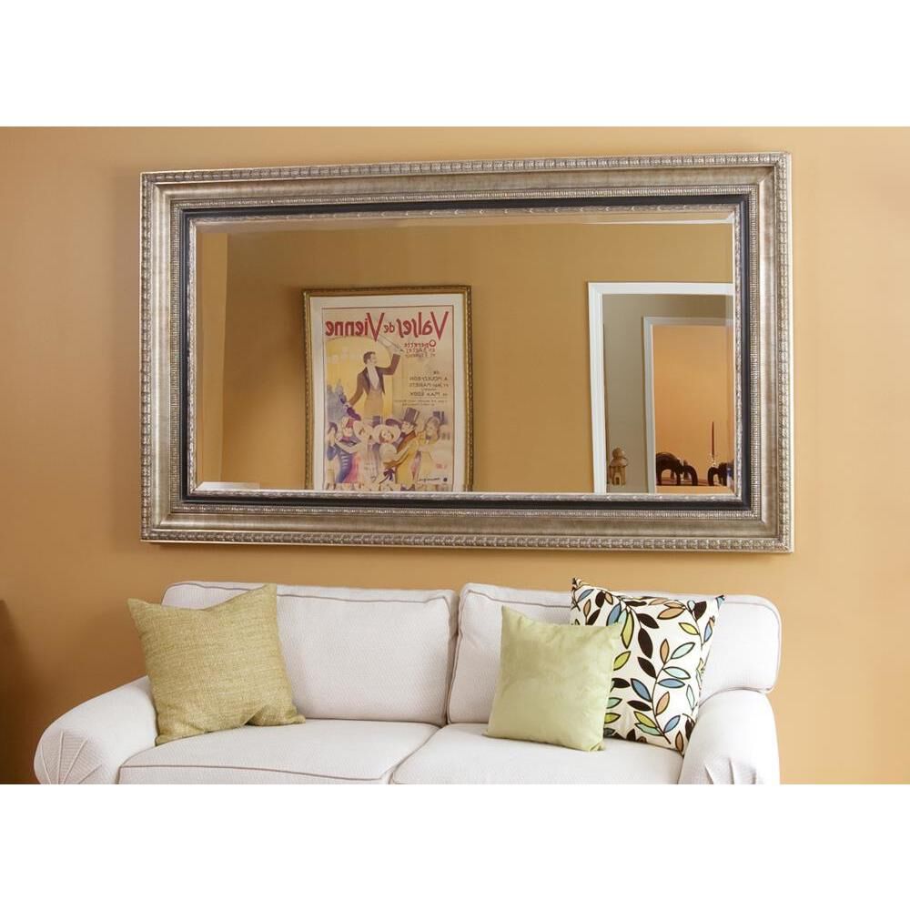Texan 87 X 51 inch Silver Leaf Wall Mirror 