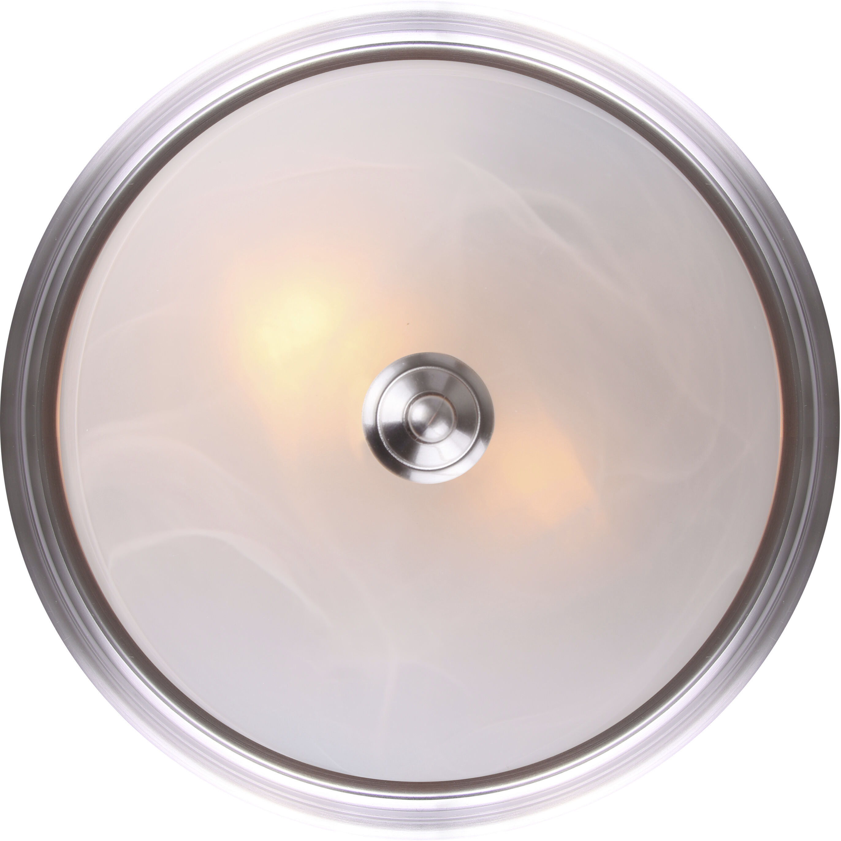 Signature 2 Light 13 inch Brushed Nickel Flush Mount Ceiling Light