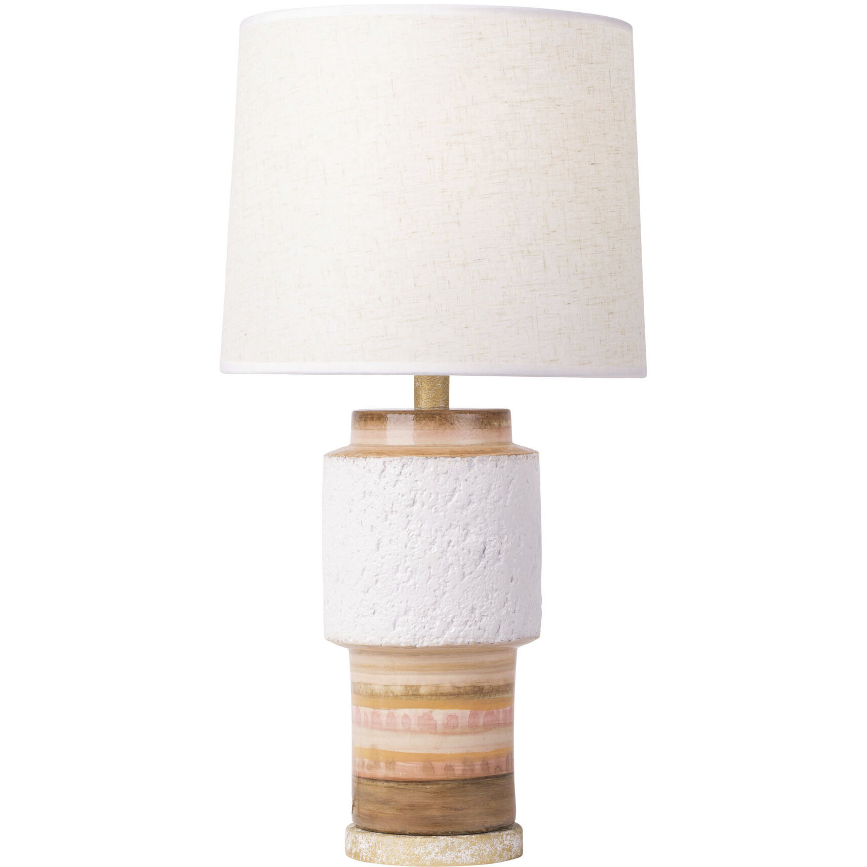 Tilde 24 inch 100.00 watt Apothecary Gold and Orange Quartz Table Lamp Portable Light