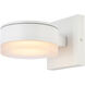Raine 4.5 inch White Outdoor Wall Light