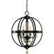 Olivia 4 Light 22 inch Matte Black Dining Chandelier Ceiling Light