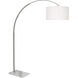 Archer 81 inch 150.00 watt Polished Nickel Floor Lamp Portable Light