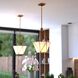 Burnett 3 Light 15.75 inch Muted Brass Pendant Ceiling Light