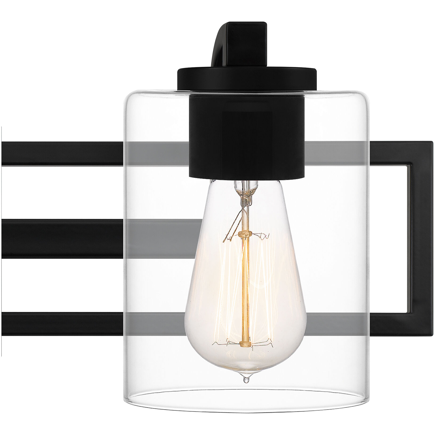 Lansdowne 4 Light 32 inch Matte Black Bath Light Wall Light