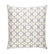 Lina 20 X 20 inch White and Medium Gray Throw Pillow