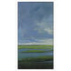 Wetland Blue and Green and White Framed Art