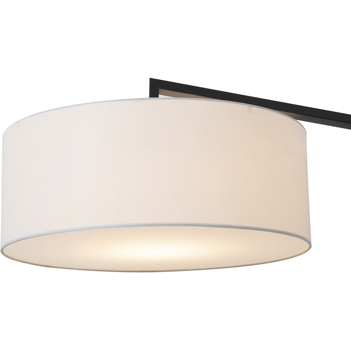 Stretch 87 inch 150.00 watt Matte Black Arc Floor Lamp Portable Light