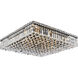 Maxime 13 Light 24 inch Black and Clear Flush Mount Ceiling Light in Royal Cut