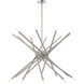 Soho 20 Light 38 inch Brushed Nickel Chandelier Ceiling Light