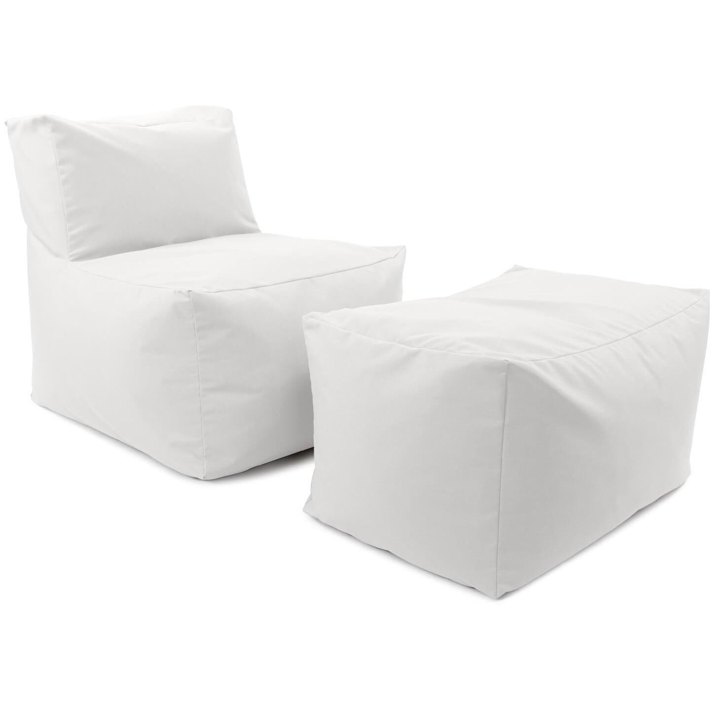 Seascape Natural Outdoor Pouf Chair