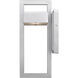 Luttrel LED 11.75 inch Silver Outdoor Wall Light