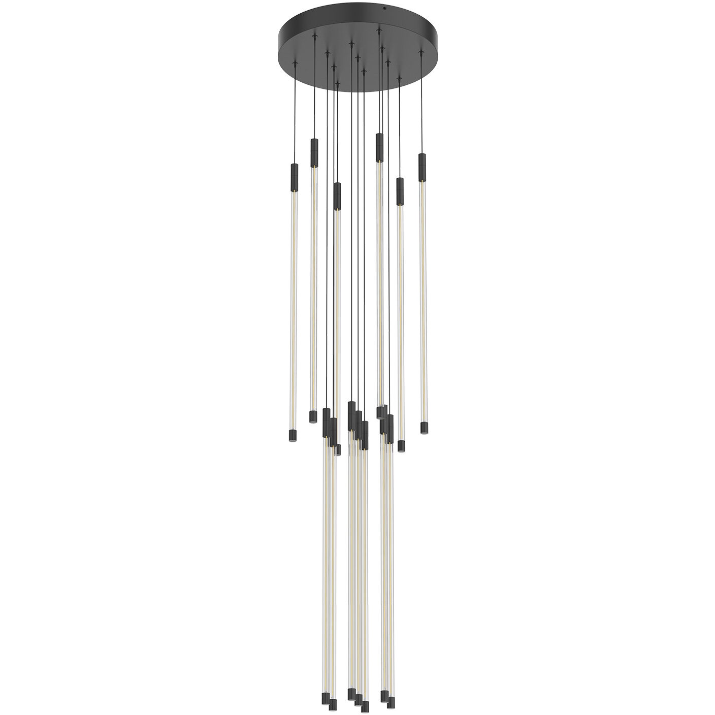 Motif Multi Pendant Ceiling Light in Black