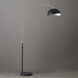 Luna Bella 92 inch 150.00 watt Antique Nickel and Black Arc Floor Lamp Portable Light