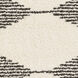 Beni Shag 108 X 79 inch Black Rug in 7 x 9, Rectangle