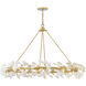 Audra 8 Light 48 inch Deluxe Gold Chandelier Ceiling Light