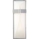 Wedge LED 5.25 inch Silver Dust ADA Wall Mount Wall Light, Outdoor
