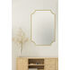 Carlton 33 X 22 inch Gold Wall Mirror, Tamara Day Collaboration