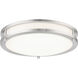 Vantage LED 15.75 inch Brushed Nickel Flushmount Ceiling Light