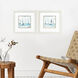 Soft Summer Wind Blue and Gray Framed Art, Propac