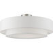 Meridian 4 Light 22 inch Brushed Nickel Semi-Flush Ceiling Light