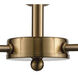 Astoria 3 Light 23 inch Satin Gold Chandelier Ceiling Light