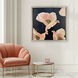 Poppy Perfection Pink and Blue and Black and White Framed Art, The Studio