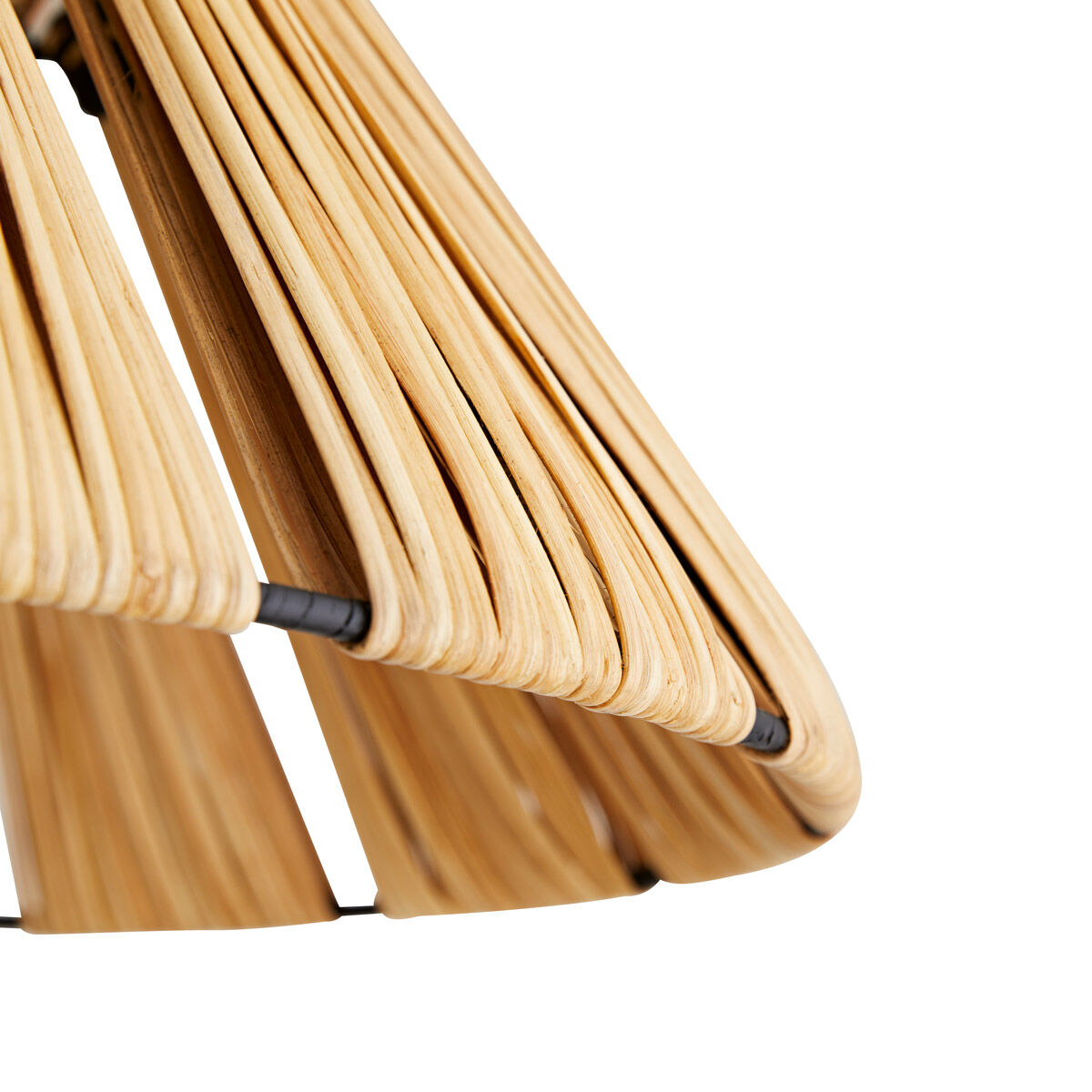 Harvey 1 Light 26 inch Natural and Antique Brass Pendant Ceiling Light