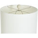 Cameron 32 inch 150.00 watt Cream with Yellow Touches Table Lamp Portable Light