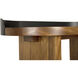 Euler 50 X 25 inch Dark Walnut and Matte Black Desk