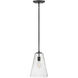 Vance 1 Light 10 inch Satin Black Indoor Pendant Ceiling Light