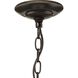 Bravo 3 Light 18 inch Antique Bronze Foyer Chandelier Ceiling Light