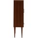Melrose 40 inch Satin Walnut Cocktail Cabinet