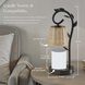 Ivy 14.75 inch 50 watt Black Candlewarmer Lamp Portable Light, Simplee Adesso