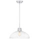 Iona 1 Light 14.75 inch Polished Chrome Pendant Ceiling Light