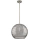 Crown Point 1 Light 12 inch Satin Nickel Pendant Ceiling Light