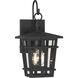 Fieldstone 1 Light 13.75 inch Sand Coal Outdoor Wall Sconce