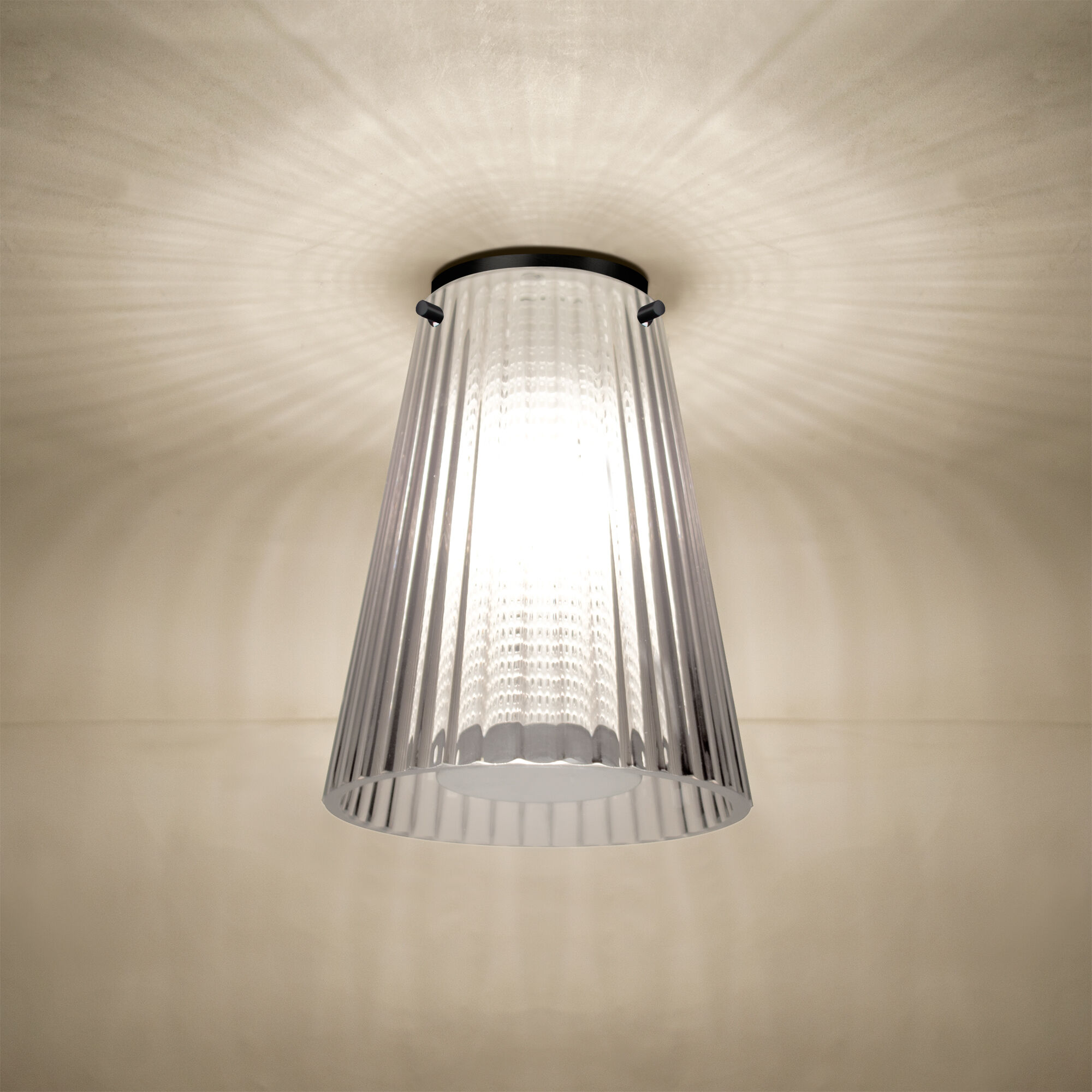 Dion LED 6.13 inch Black Flush Mount Ceiling Light