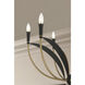 Miller 6 Light 28.25 inch Legacy Brass and Sand Coal Chandelier Ceiling Light